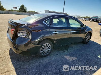 Trzecie zdjęcie samochodu z tyłu: 2014 NISSAN SENTRA SV VIN:3N1AB7AP6EL668238 - miniatura