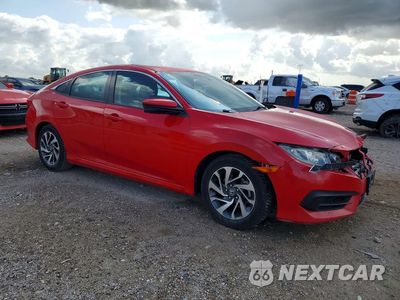 Czwarte zdjęcie samochodu z boku: 2017 HONDA CIVIC LX VIN:2HGFC2F77JH551171 - miniatura