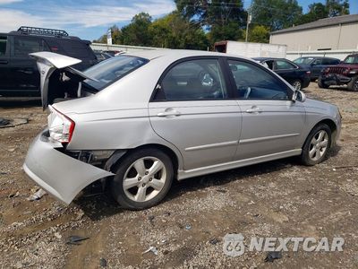 Trzecie zdjęcie samochodu z tyłu: 2008 KIA SPECTRA LX VIN:KNAFE121785016506 - miniatura
