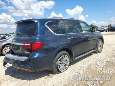 Trzecie zdjęcie samochodu z tyłu: 2019 INFINITI QX80 LUXE VIN:JN8AZ2NFXK9683511 - miniatura