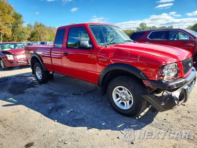 Czwarte zdjęcie samochodu z boku: 2003 FORD RANGER SUPER CAB VIN:1FTYR44V43TA14296 - miniatura