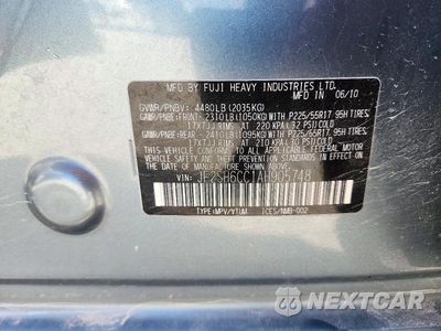 Zdjęcie 13 z 13 samochodu: 2010 SUBARU FORESTER 2.5X PREMIUM VIN:JF2SH6CC1AH905748 - miniatura