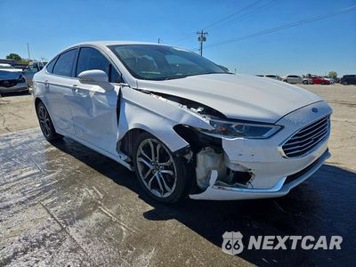 Czwarte zdjęcie samochodu z boku: 2019 FORD FUSION SEL VIN:3FA6P0CDXKR224566 - miniatura