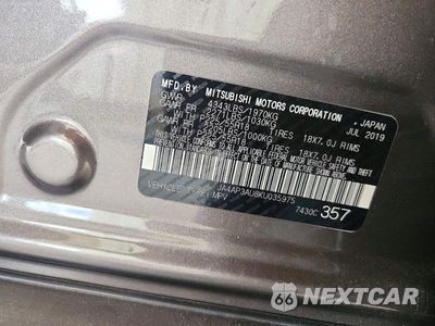 Zdjęcie 13 z 13 samochodu: 2019 MITSUBISHI OUTLANDER SPORT ES VIN:JA4AP3AU8KU035975 - miniatura
