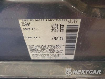 Zdjęcie 12 z 12 samochodu: 2023 NISSAN ALTIMA SV VIN:1N4BL4DV0PN353967 - miniatura