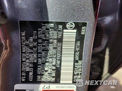 Zdjęcie 13 z 13 samochodu: 2014 TOYOTA CAMRY XLE VIN:4T4BF1FK9ER386392 - miniatura