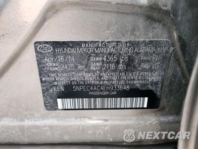 Zdjęcie 13 z 13 samochodu: 2014 HYUNDAI SONATA LIMITED VIN:5NPEC4AC4EH933648 - miniatura