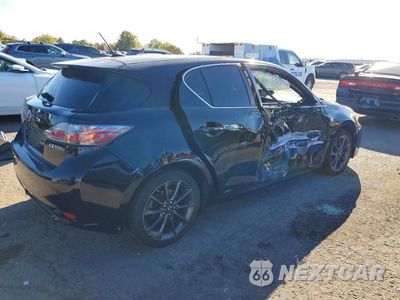 Trzecie zdjęcie samochodu z tyłu: 2013 LEXUS CT 200 VIN:JTHKD5BH8D2164585 - miniatura