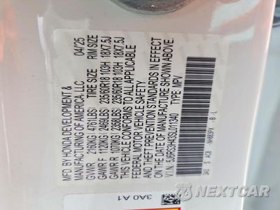 Zdjęcie 13 z 13 samochodu: 2025 HONDA CR-V EX VIN:5J6RS3H43SL011340 - miniatura