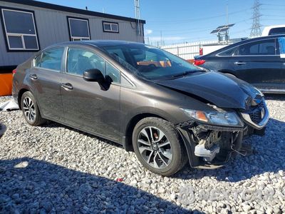 Czwarte zdjęcie samochodu z boku: 2013 HONDA CIVIC EXL VIN:19XFB2F94DE204125 - miniatura