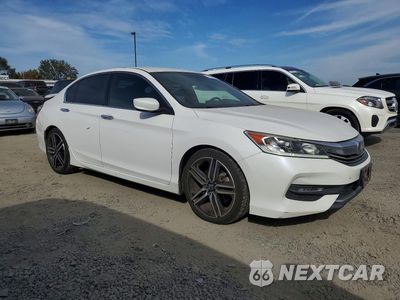 Czwarte zdjęcie samochodu z boku: 2016 HONDA ACCORD SPORT VIN:1HGCR2F51GA123474 - miniatura