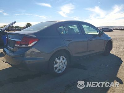 Trzecie zdjęcie samochodu z tyłu: 2013 HONDA CIVIC LX VIN:2HGFB2F50DH301101 - miniatura