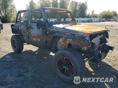 Czwarte zdjęcie samochodu z boku: 2012 JEEP WRANGLER UNLIMITED SAHARA VIN:1C4BJWEG2CL216384 - miniatura