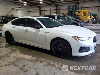 Czwarte zdjęcie samochodu z boku: 2021 ACURA TLX TECH A VIN:19UUB6F52MA007762 - miniatura