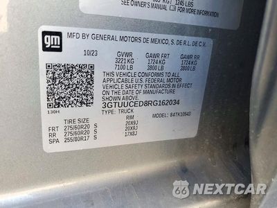 Zdjęcie 12 z 12 samochodu: 2024 GMC SIERRA K1500 ELEVATION VIN:3GTUUCED8RG162034 - miniatura