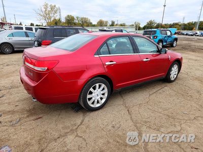 Trzecie zdjęcie samochodu z tyłu: 2012 LINCOLN MKZ VIN:3LNHL2GC6CR810481 - miniatura