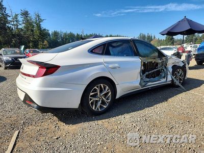 Trzecie zdjęcie samochodu z tyłu: 2022 HYUNDAI SONATA SEL VIN:KMHL64JA7NA235423 - miniatura