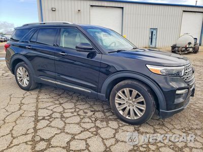 Czwarte zdjęcie samochodu z boku: 2021 FORD EXPLORER LIMITED VIN:1FMSK8FH7MGA21886 - miniatura
