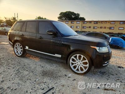 Czwarte zdjęcie samochodu z boku: 2017 LAND ROVER RANGE ROVER SUPERCHARGED VIN:SALGS2FE9HA362527 - miniatura