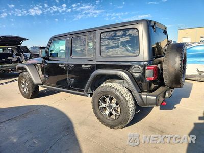 Drugie zdjęcie samochodu z przodu: 2020 JEEP WRANGLER UNLIMITED RUBICON VIN:1C4HJXFG9LW192341 - miniatura