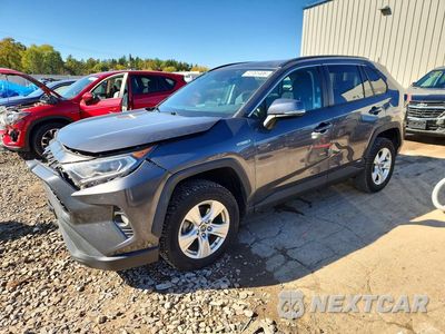 2019 TOYOTA RAV4 HYBRID XLE 2T3RWRFV0KW027727 - główne zdjęcie licytacji z USA - miniatura