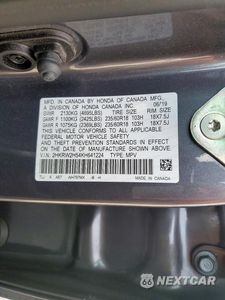 Zdjęcie 13 z 13 samochodu: 2019 HONDA CR-V EX VIN:2HKRW2H54KH641224 - miniatura