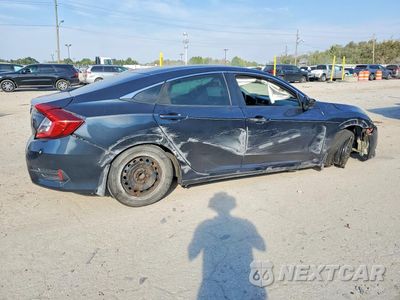 Trzecie zdjęcie samochodu z tyłu: 2018 HONDA CIVIC LX VIN:19XFC2F51JE024252 - miniatura