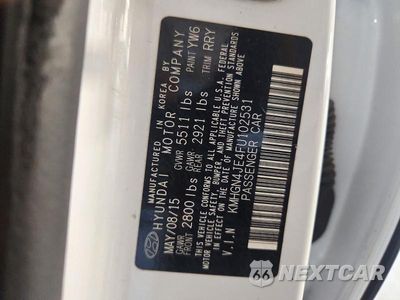 Zdjęcie 12 z 12 samochodu: 2015 HYUNDAI GENESIS 3.8L VIN:KMHGN4JE4FU102531 - miniatura