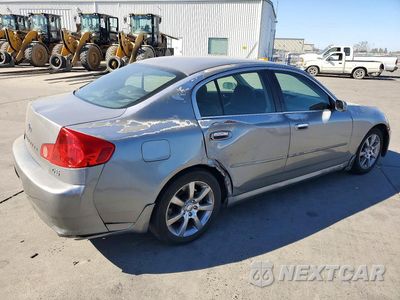 Trzecie zdjęcie samochodu z tyłu: 2006 INFINITI G35 BASE VIN:JNKCV51E26M521100 - miniatura