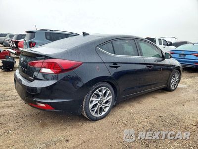 Trzecie zdjęcie samochodu z tyłu: 2020 HYUNDAI ELANTRA LIMITED VIN:5NPD84LF7LH563099 - miniatura