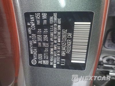 Zdjęcie 12 z 12 samochodu: 2026 HYUNDAI ELANTRA SEL SPORT VIN:KMHLM4DG5TU286582 - miniatura