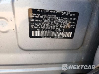 Zdjęcie 12 z 12 samochodu: 2015 SUBARU FORESTER 2.5I PREMIUM VIN:JF2SJADC7FH501415 - miniatura
