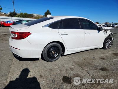 Trzecie zdjęcie samochodu z tyłu: 2020 HONDA ACCORD LX VIN:1HGCV1F18LA048494 - miniatura