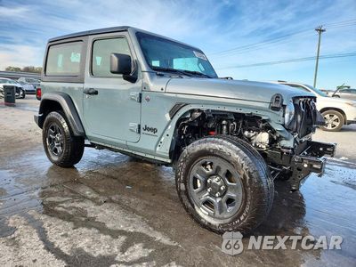 Czwarte zdjęcie samochodu z boku: 2025 JEEP WRANGLER SPORT VIN:1C4PJXAN0SW531620 - miniatura