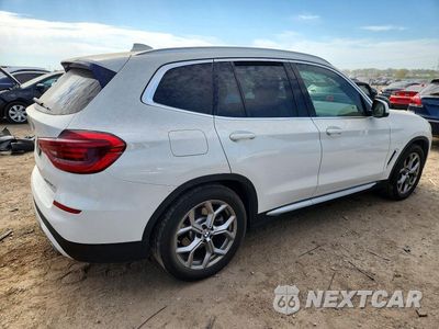 Trzecie zdjęcie samochodu z tyłu: 2020 BMW X3 XDRIVE30E VIN:5UXTS1C01L9D00219 - miniatura