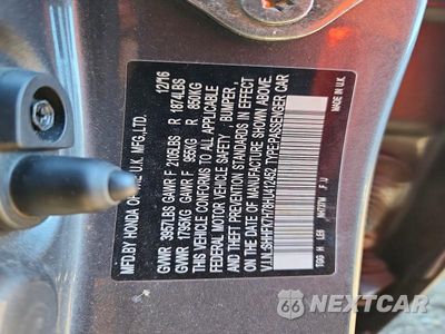 Zdjęcie 13 z 13 samochodu: 2017 HONDA CIVIC EXL VIN:SHHFK7H78HU412452 - miniatura