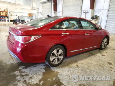 Trzecie zdjęcie samochodu z tyłu: 2012 HYUNDAI SONATA HYBRID VIN:KMHEC4A48CA021940 - miniatura