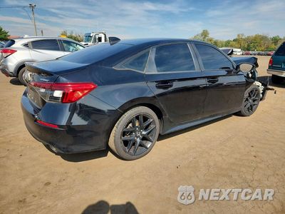 Trzecie zdjęcie samochodu z tyłu: 2022 HONDA CIVIC SPORT VIN:2HGFE2F57NH551959 - miniatura