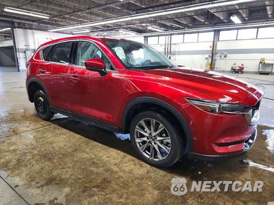 Czwarte zdjęcie samochodu z boku: 2021 MAZDA CX-5 GRAND TOURING VIN:JM3KFADM0M0381503 - miniatura