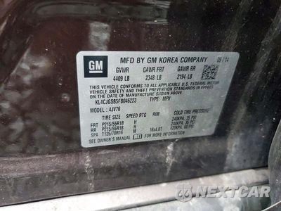 Zdjęcie 13 z 13 samochodu: 2015 BUICK ENCORE VIN:KL4CJGSB5FB046223 - miniatura