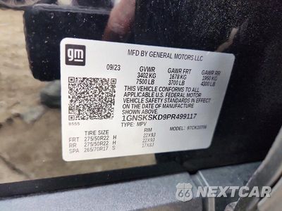 Zdjęcie 14 z 14 samochodu: 2023 CHEVROLET TAHOE K1500 PREMIER VIN:1GNSKSKD9PR499117 - miniatura