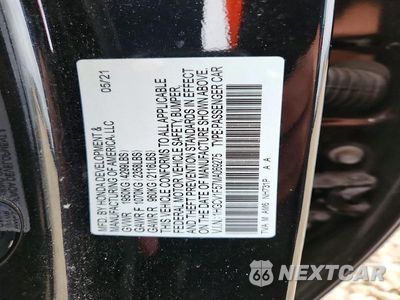 Zdjęcie 12 z 12 samochodu: 2021 HONDA ACCORD EXL VIN:1HGCV1F57MA069275 - miniatura