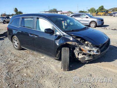 Czwarte zdjęcie samochodu z boku: 2013 HONDA ODYSSEY EXL VIN:5FNRL5H63DB061001 - miniatura