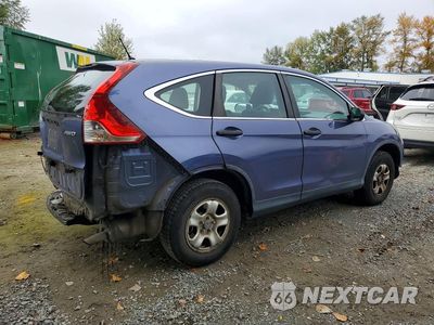 Trzecie zdjęcie samochodu z tyłu: 2013 HONDA CR-V LX VIN:2HKRM4H31DH614405 - miniatura