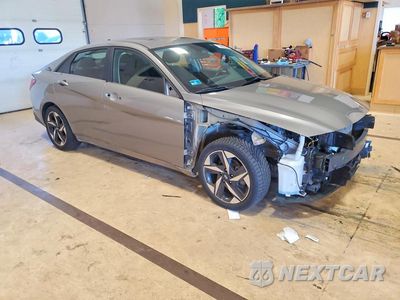 Czwarte zdjęcie samochodu z boku: 2021 HYUNDAI ELANTRA SEL VIN:KMHLN4AG1MU099715 - miniatura