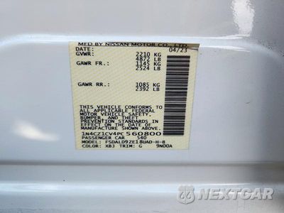 Zdjęcie 12 z 12 samochodu: 2023 NISSAN LEAF SV PLUS VIN:1N4CZ1CV4PC560800 - miniatura