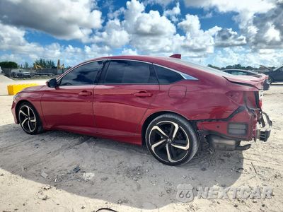 Drugie zdjęcie samochodu z przodu: 2018 HONDA ACCORD SPORT VIN:1HGCV1F3XJA248968 - miniatura
