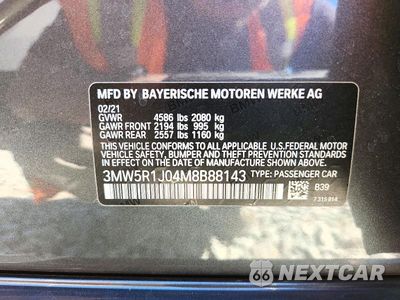 Zdjęcie 12 z 12 samochodu: 2021 BMW 330I VIN:3MW5R1J04M8B88143 - miniatura