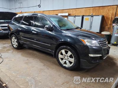 Czwarte zdjęcie samochodu z boku: 2015 CHEVROLET TRAVERSE LTZ VIN:1GNKVJKD6FJ164783 - miniatura
