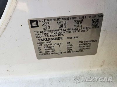 Zdjęcie 12 z 12 samochodu: 2014 CHEVROLET SILVERADO C1500 LT VIN:3GCPCREC3EG555380 - miniatura